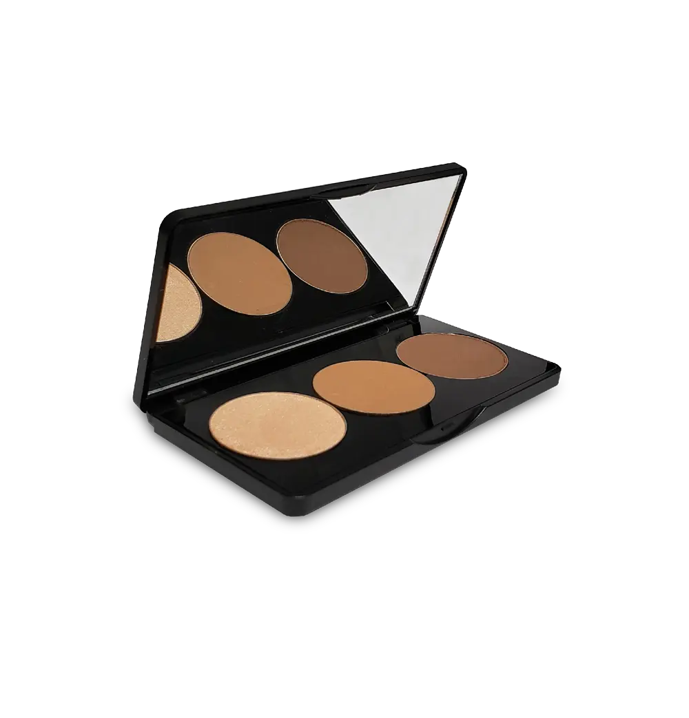 Blush - Palette - Contour Medium - Trio viaGlamour