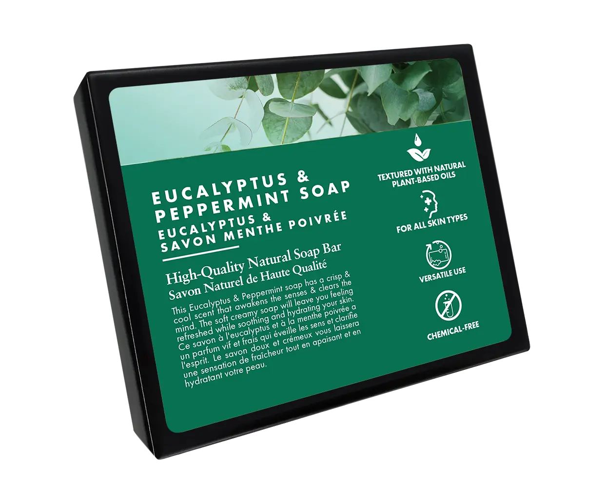 Soap - All Natural - Eucalyptus & Peppermint viaGlamour