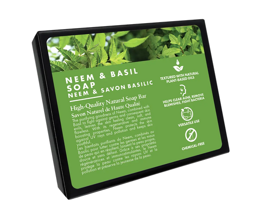 Soap - All Natural - Neem & Basil viaGlamour