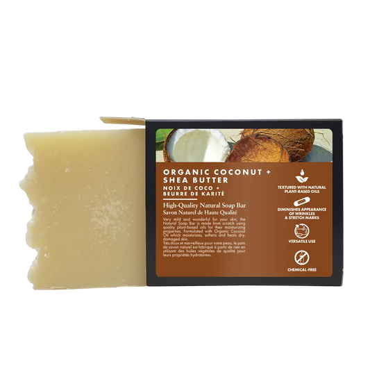 Soap - All Natural - Organic Coconut & Shea Butter viaGlamour